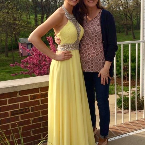Yellow Prom Dress - Picture 5 of 8